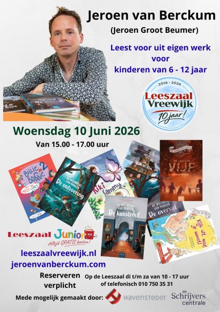 Jeroen van Berckum leest voor uit eigen werk