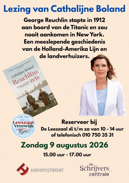Lezing van Cathalijne Boland